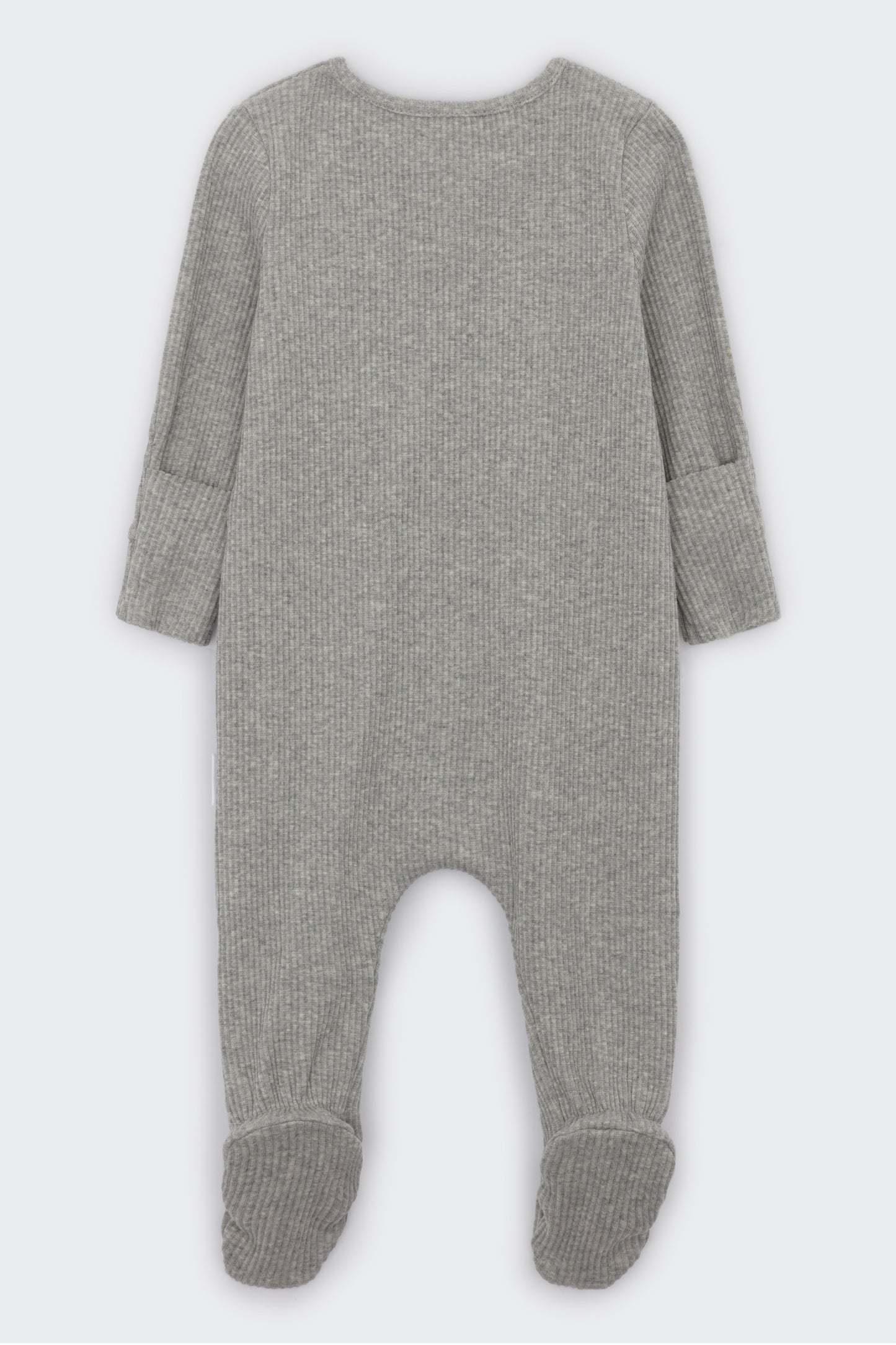 Personalized Ribbed Baby Sleepsuit – Custom Name Zip Romper