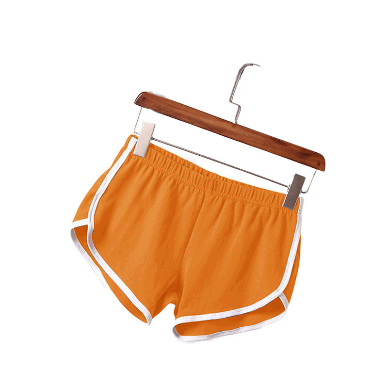 Women's Solid Color Breathable Workout Shorts