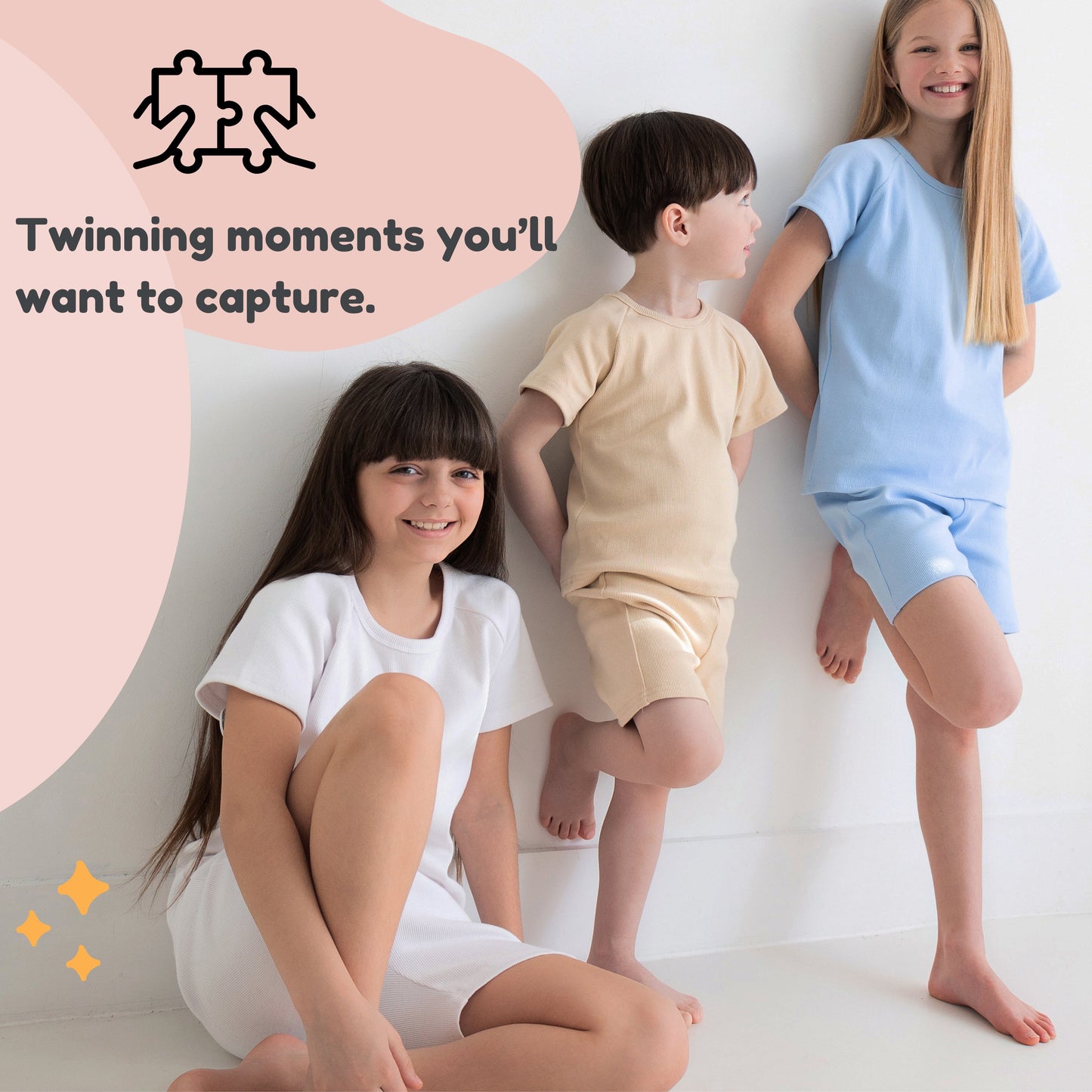 Soft Grey Ribbed Toddler Short Set – Comfortable Summer Outfit for Kids