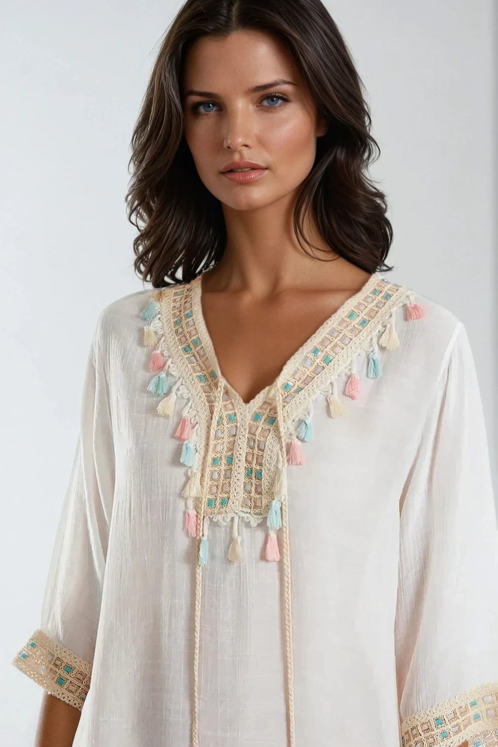 Ivory Beach Tunic Dress-1