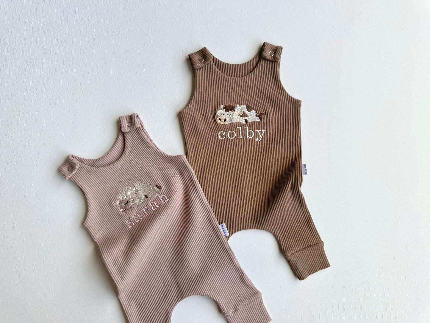 Safari Theme Personalised Dungarees