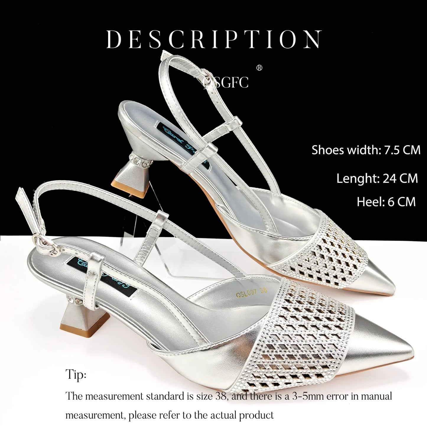 Nigeria Fashion Rhinestone-encrusted Ladies Party Shoes And Special bag High Heels And Dual Purpose Mini Bag Women's Shoes