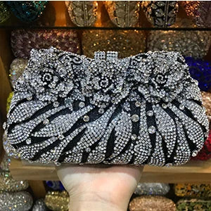 Women's Diamond Handbags Rhinestones Evening Bags Bridal Stones Clutch Purse Lady Clutches Bags Party Wedding Evening Bag