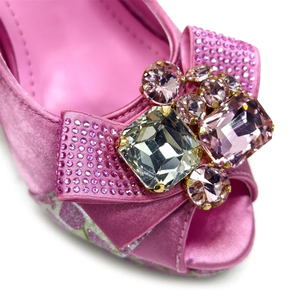 Nigerian Women Heel Party Shoes and Bag Set Royal Blue Colour Rhinestone Handbag Italian Design Wedding INS 2024