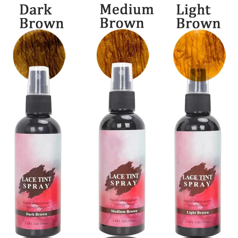 Wig Installation Kit Set With Everything 12Pcs Hair Mousse Lace Tint Spray Lace Wig Glue Hair Wax Stick Edge Control Wig Band