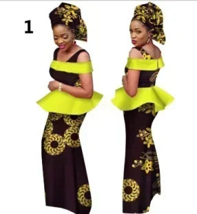 Stock Size Low Price African Dresses for Women Dashiki Ankara Women Evening Party Church Dresses African Print Dresses