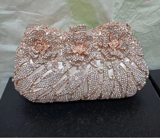 Women's Diamond Handbags Rhinestones Evening Bags Bridal Stones Clutch Purse Lady Clutches Bags Party Wedding Evening Bag