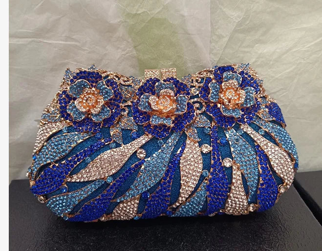 Women's Diamond Handbags Rhinestones Evening Bags Bridal Stones Clutch Purse Lady Clutches Bags Party Wedding Evening Bag