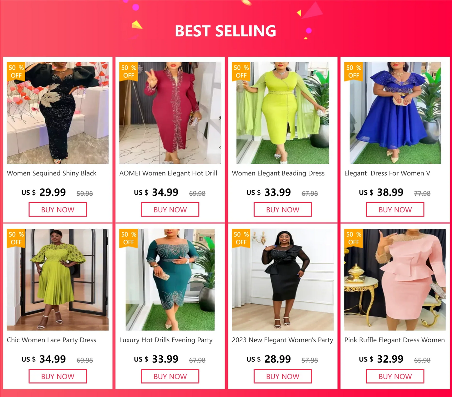 Sexy Party Women Plus Size Solid Color High Waist Loose Solid Color Long Sun Dress Wedding Party High Slit Off Shoulder Dresses