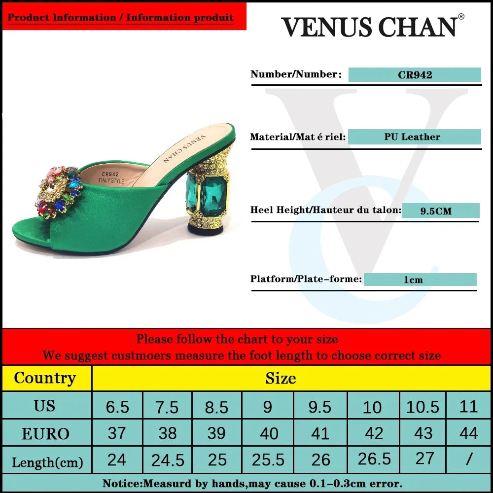 Nigeria Popular New Elegant Red Color Chunk Heels Sandals for Simple And Versatile Exquisite Party Shoes And Bag Set