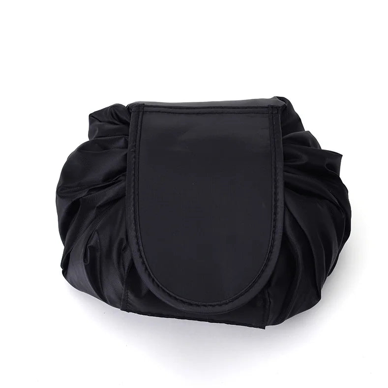 Women Drawstring Cosmetic Bag Travel Storage Makeup Bag Organizer Female Make Up Pouch Portable Waterproof Toiletry Beauty Case