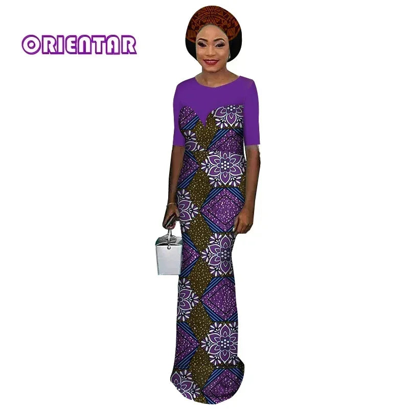 Stock Size Low Price African Dresses for Women Dashiki Ankara Women Evening Party Church Dresses African Print Dresses