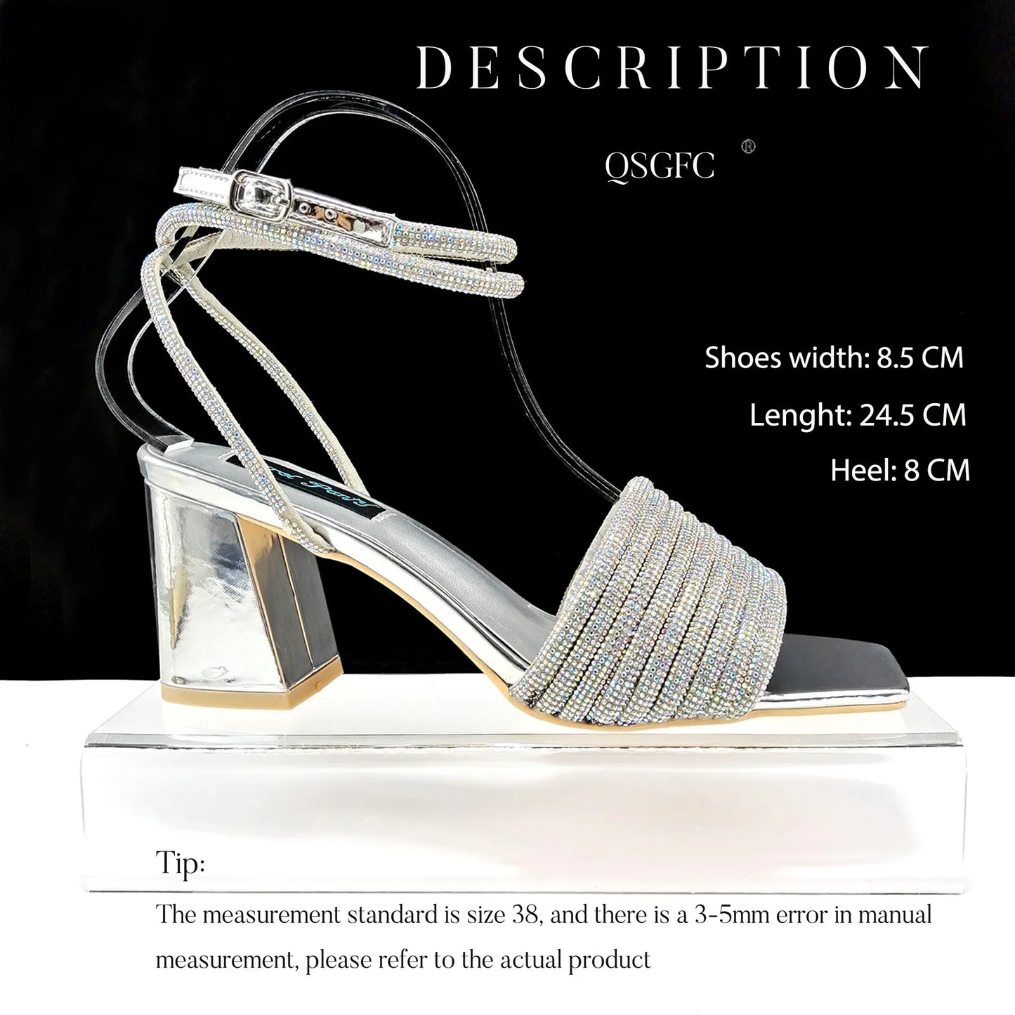 Newest Olive Colour Personalized Design Rhinestone Decoration High Heel Peep Toe Banquet Ladies Shoes And Bag Set
