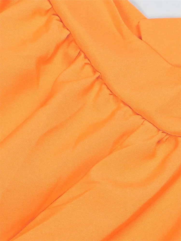 Wmstar Plus Size Dresses for Women New In Summer Clothes Slip Bow Big Hem Solid Elegant Maxi Dress Wholesale Dropshipping 2023