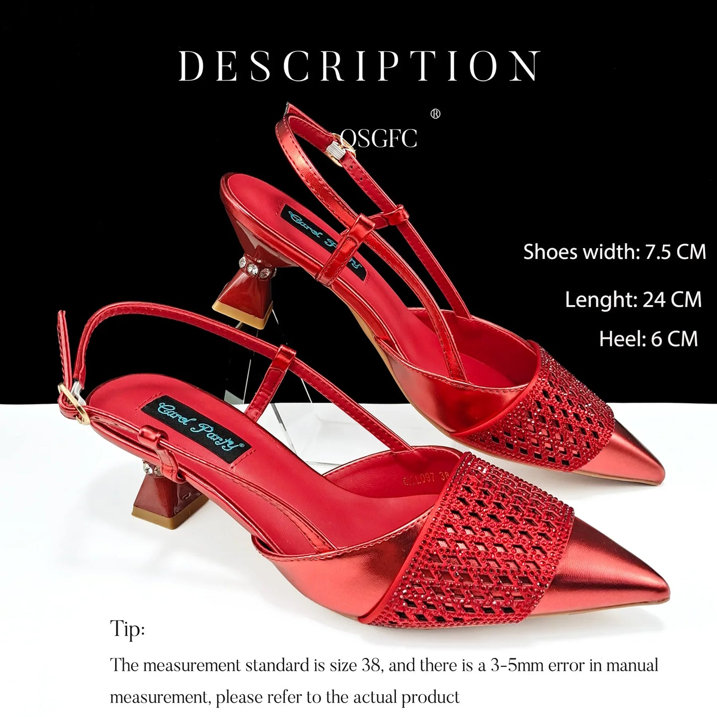Nigeria Fashion Rhinestone-encrusted Ladies Party Shoes And Special bag High Heels And Dual Purpose Mini Bag Women's Shoes