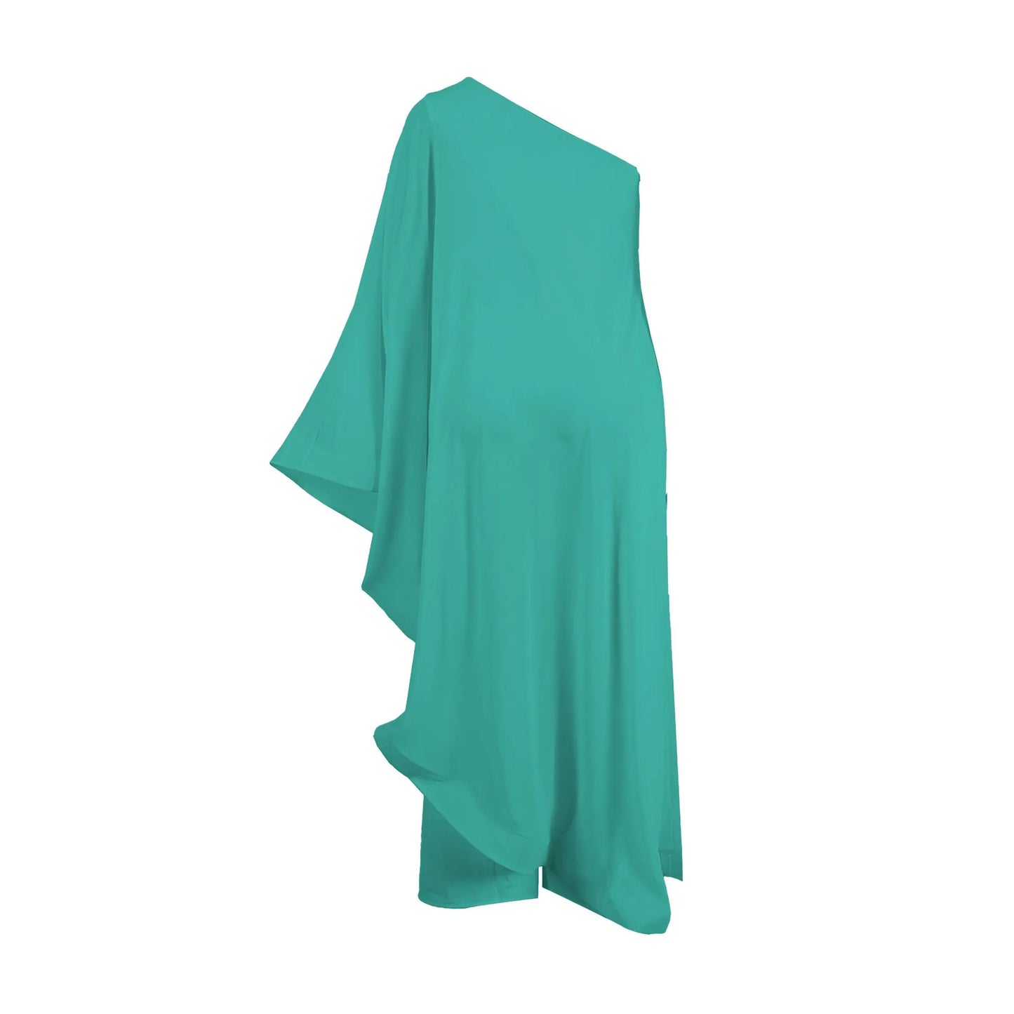 Women One Shoulder Jumpsuit Ruffle Long Sleeve Elegant Solid Aysmmetric Fashion Autumn Rompers Casual Party Club Jumpsuits 2024