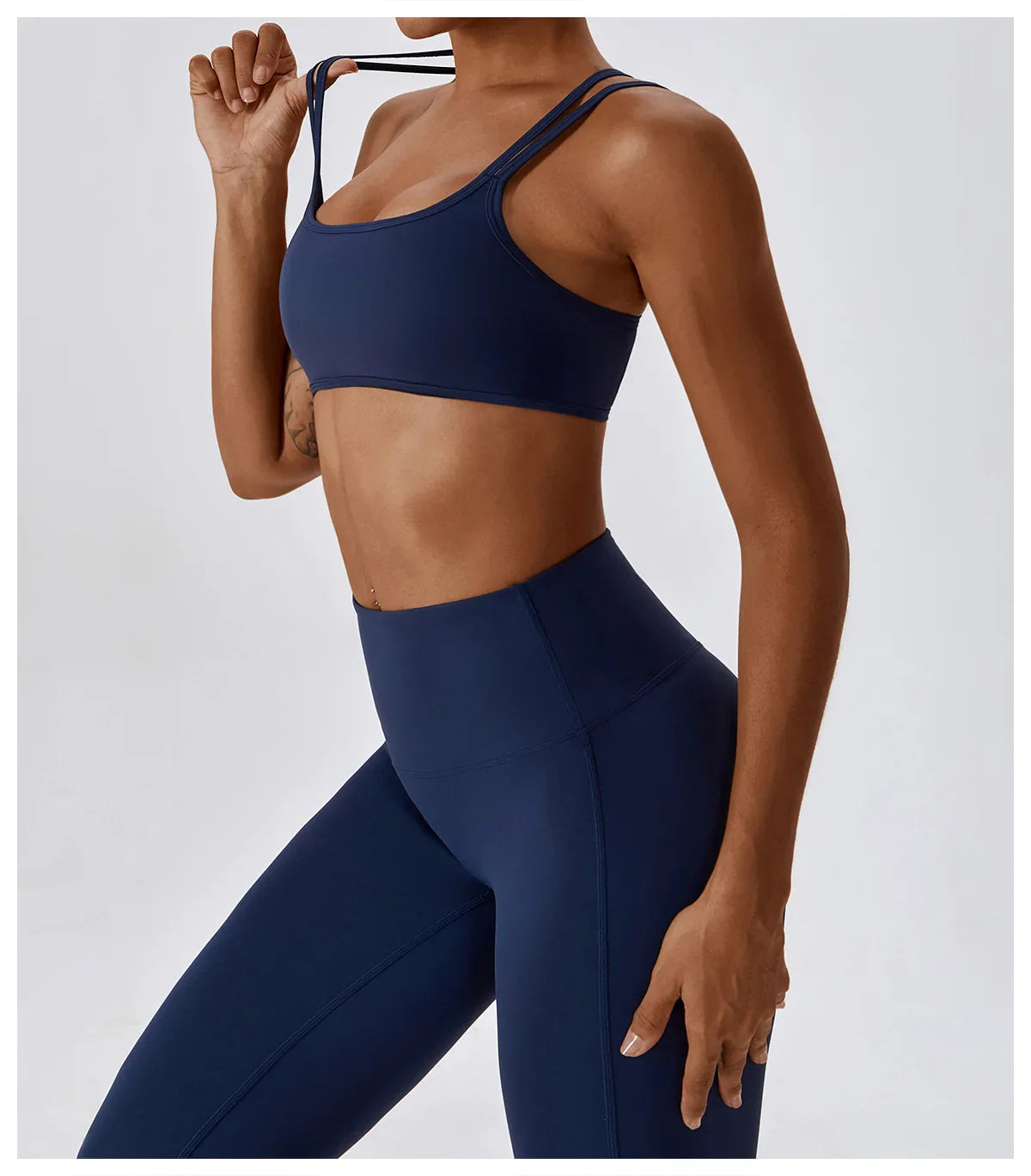 Yoga Clothing Sets Women Athletic Wear High Waist Leggings And Top Two Piece Set Seamless Gym Tracksuit Fitness Workout Outfits