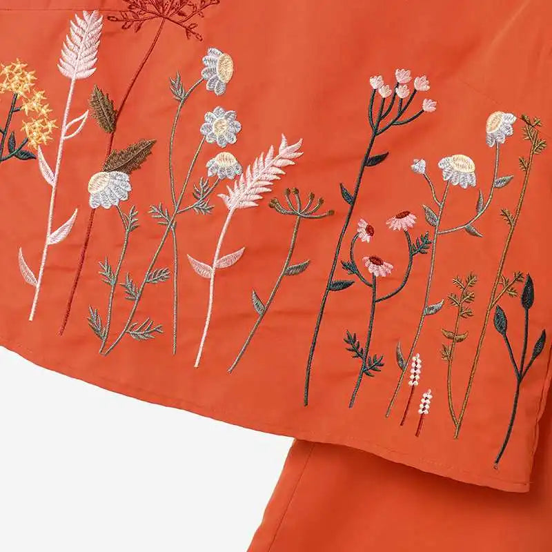Vintage Women Sleeveless Tops Wide Leg Pant Sets Summer Matching Sets ZANZEA 2PCS Embroidery Floral Trousers Suits Tracksuit