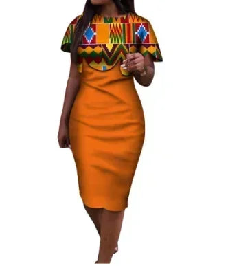 Stock Size Low Price African Dresses for Women Dashiki Ankara Women Evening Party Church Dresses African Print Dresses