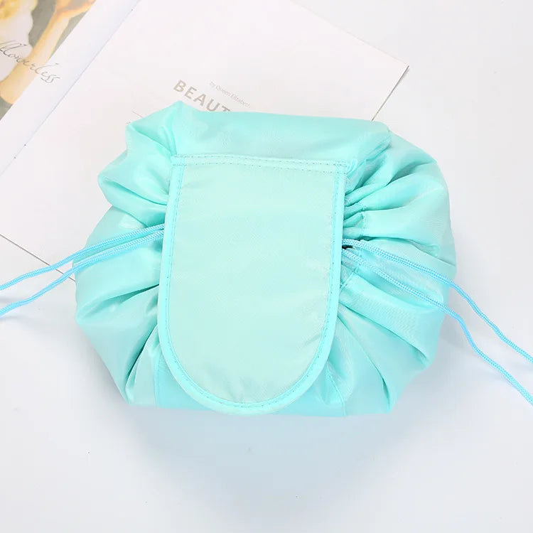 Women Drawstring Cosmetic Bag Travel Storage Makeup Bag Organizer Female Make Up Pouch Portable Waterproof Toiletry Beauty Case