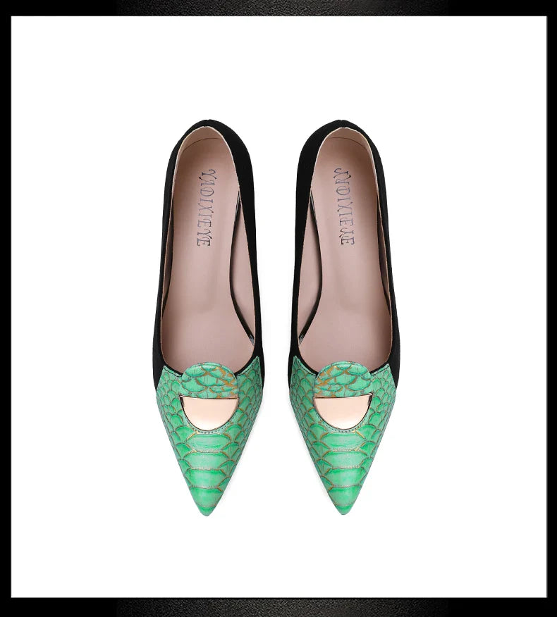 Sexy Fashion Style Women's Heeled Shoes Pointed Tip High Heels One Kick Retro Women Shoes Suede 2025 New Spring Zapatos De Mujer