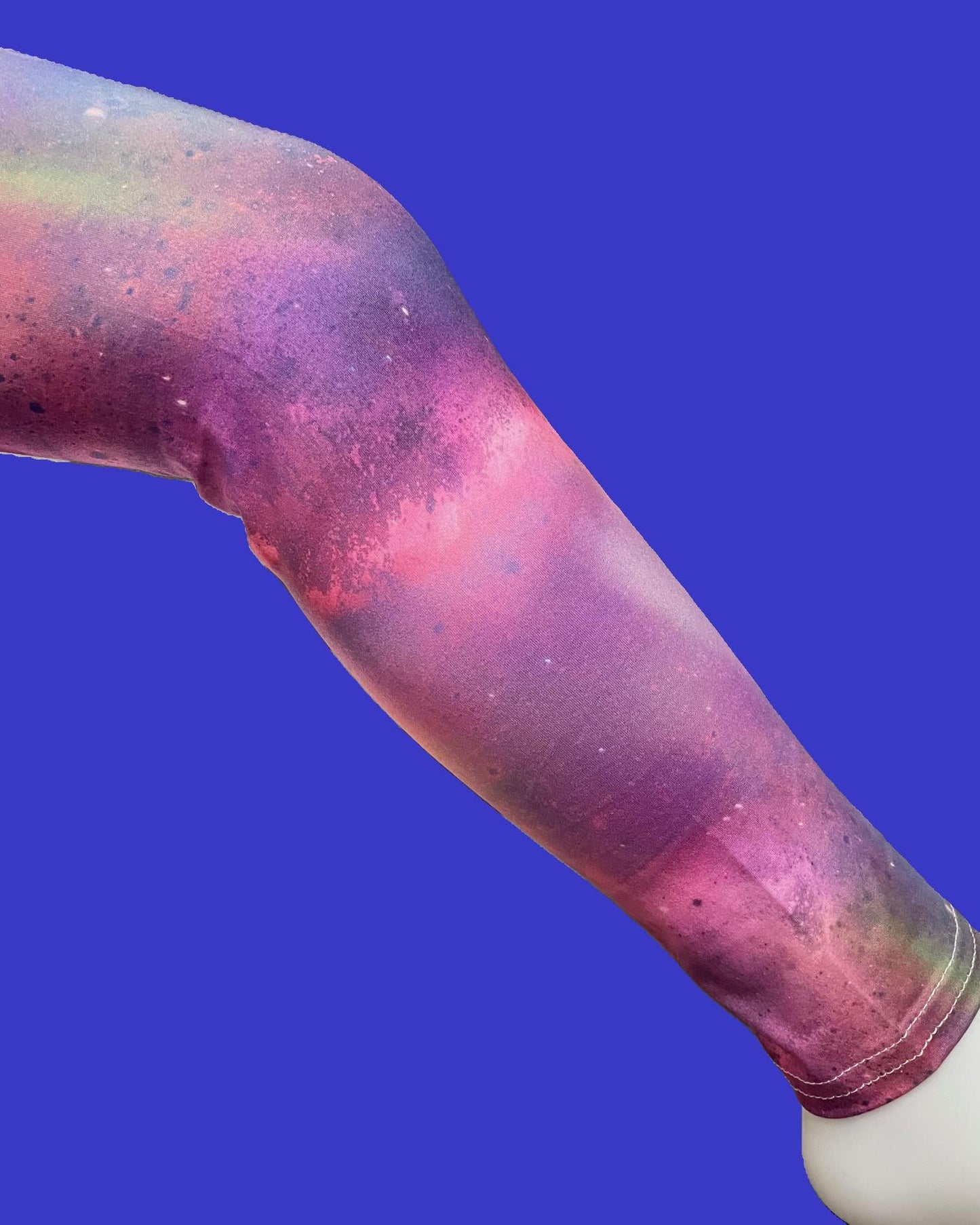 Space design full length stretch leggings