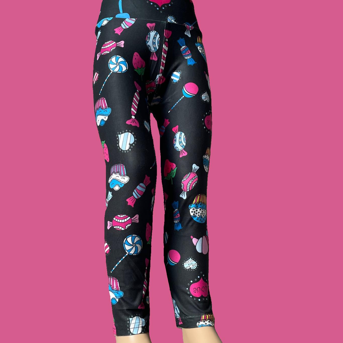 Sweets design full length stretch leggings