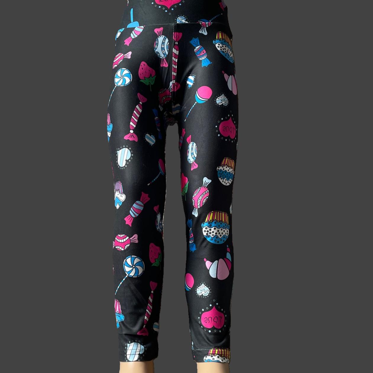 Sweets design full length stretch leggings