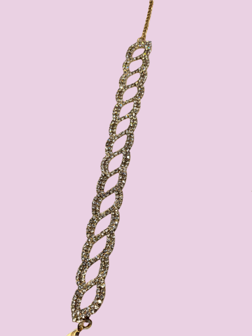 Sparkle Links Crystal Bracelet