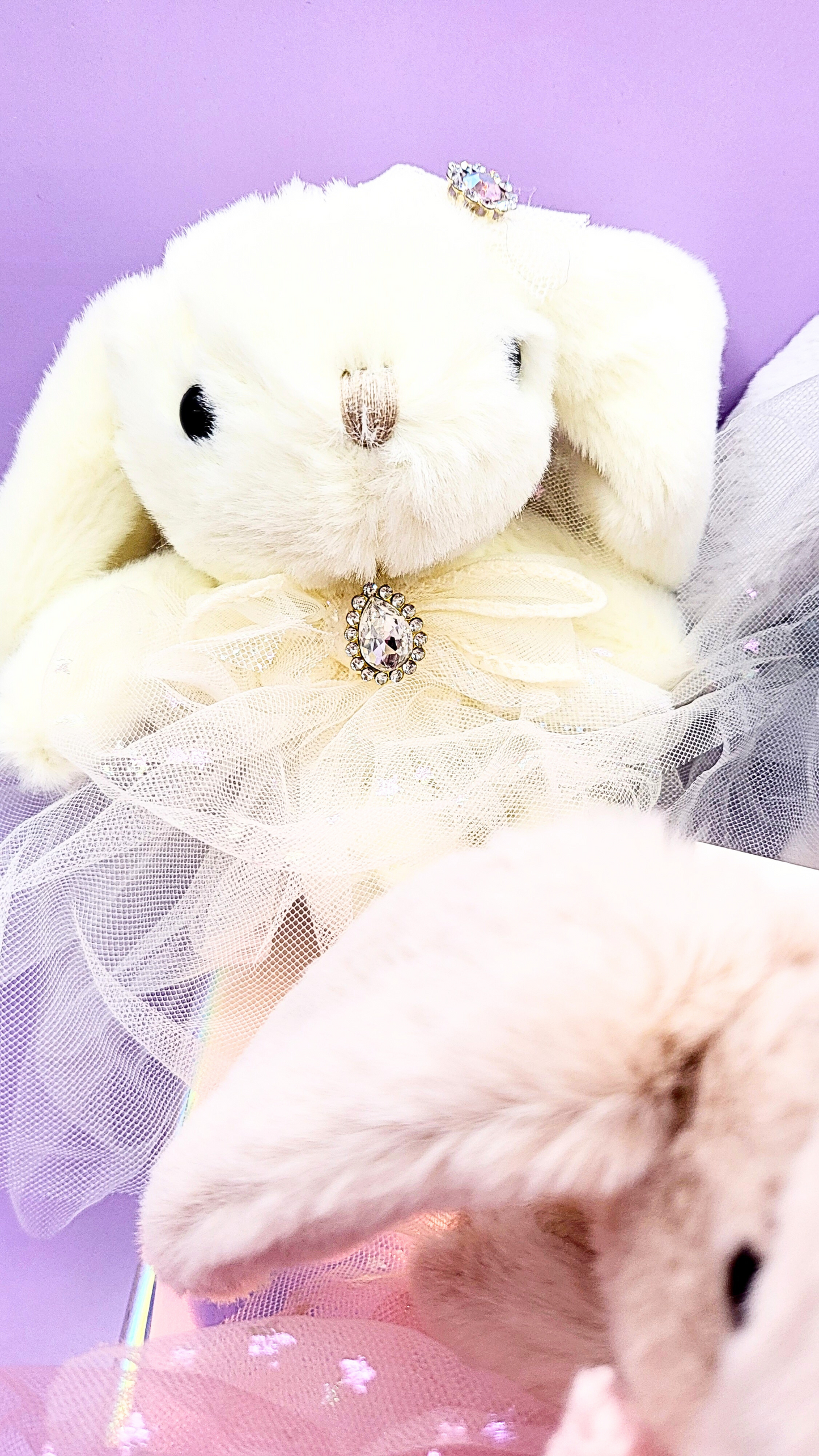 Softie Squad Bunny Rabbit Bag Charm Key Ring