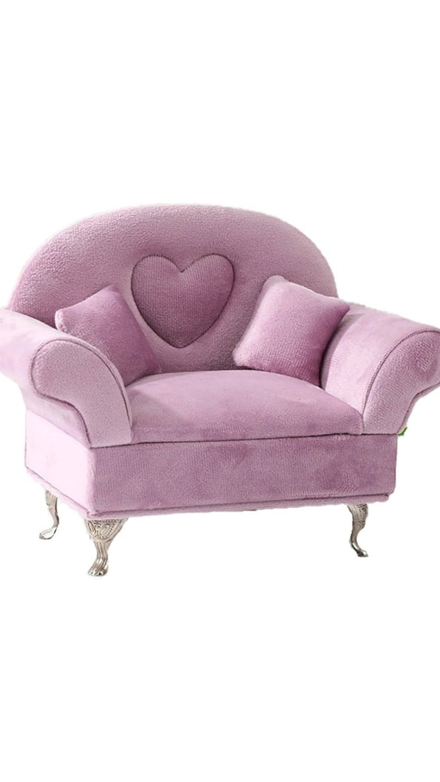 Plush Heart Jewellery Box Sofa
