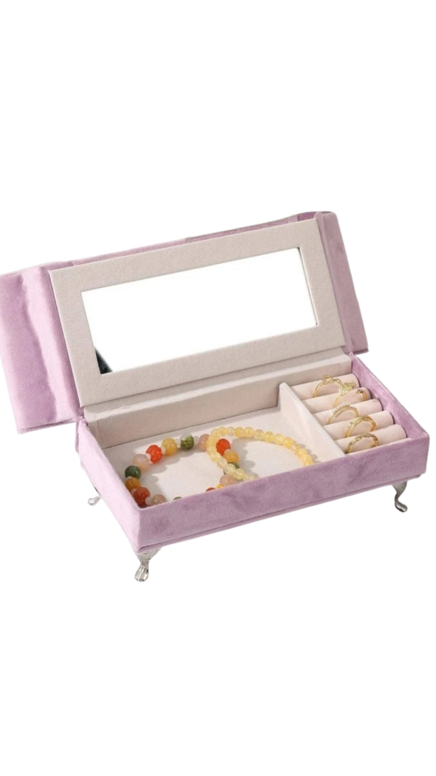 Plush Heart Large Jewellery Box Sofa