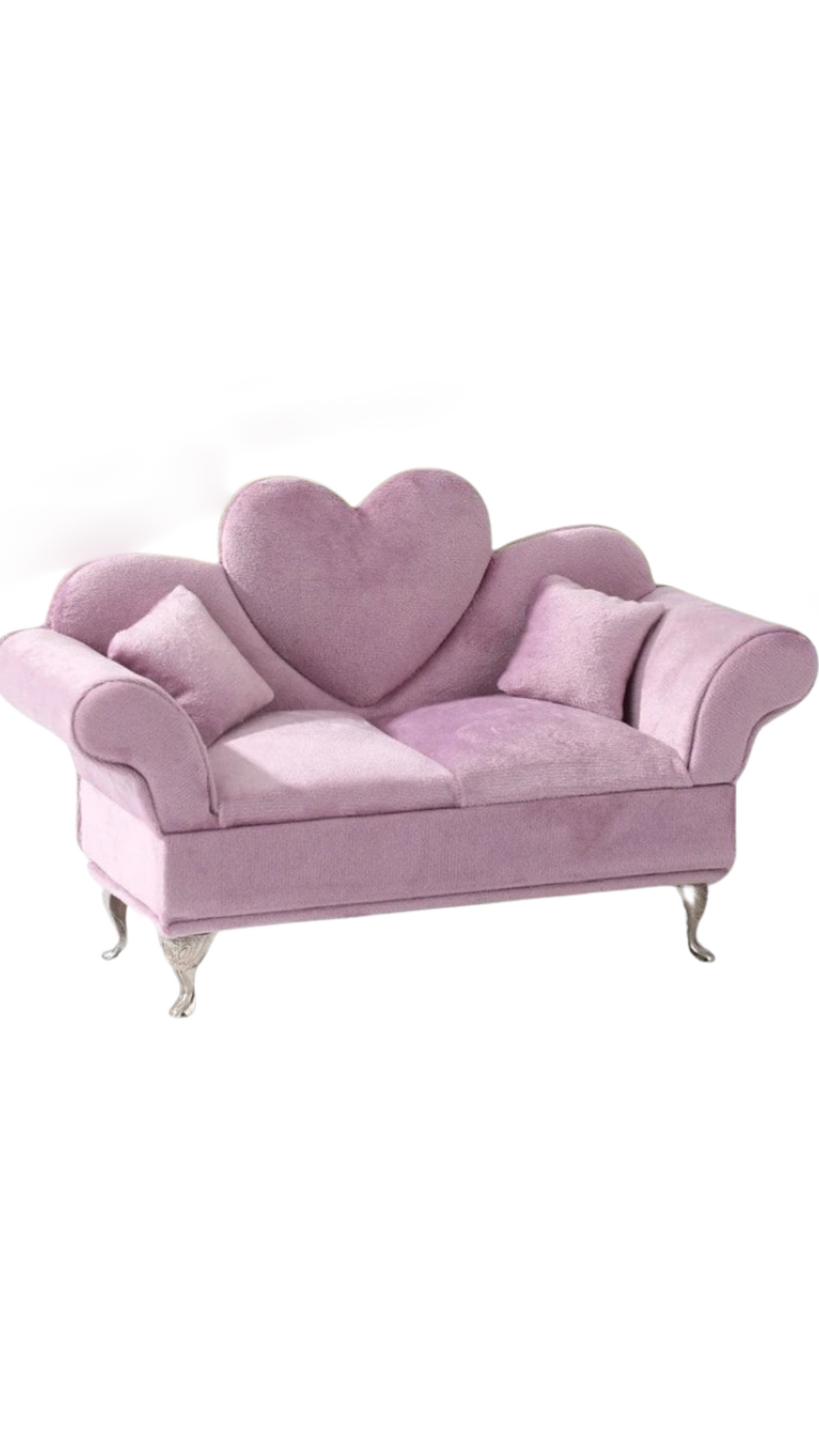 Plush Heart Large Jewellery Box Sofa