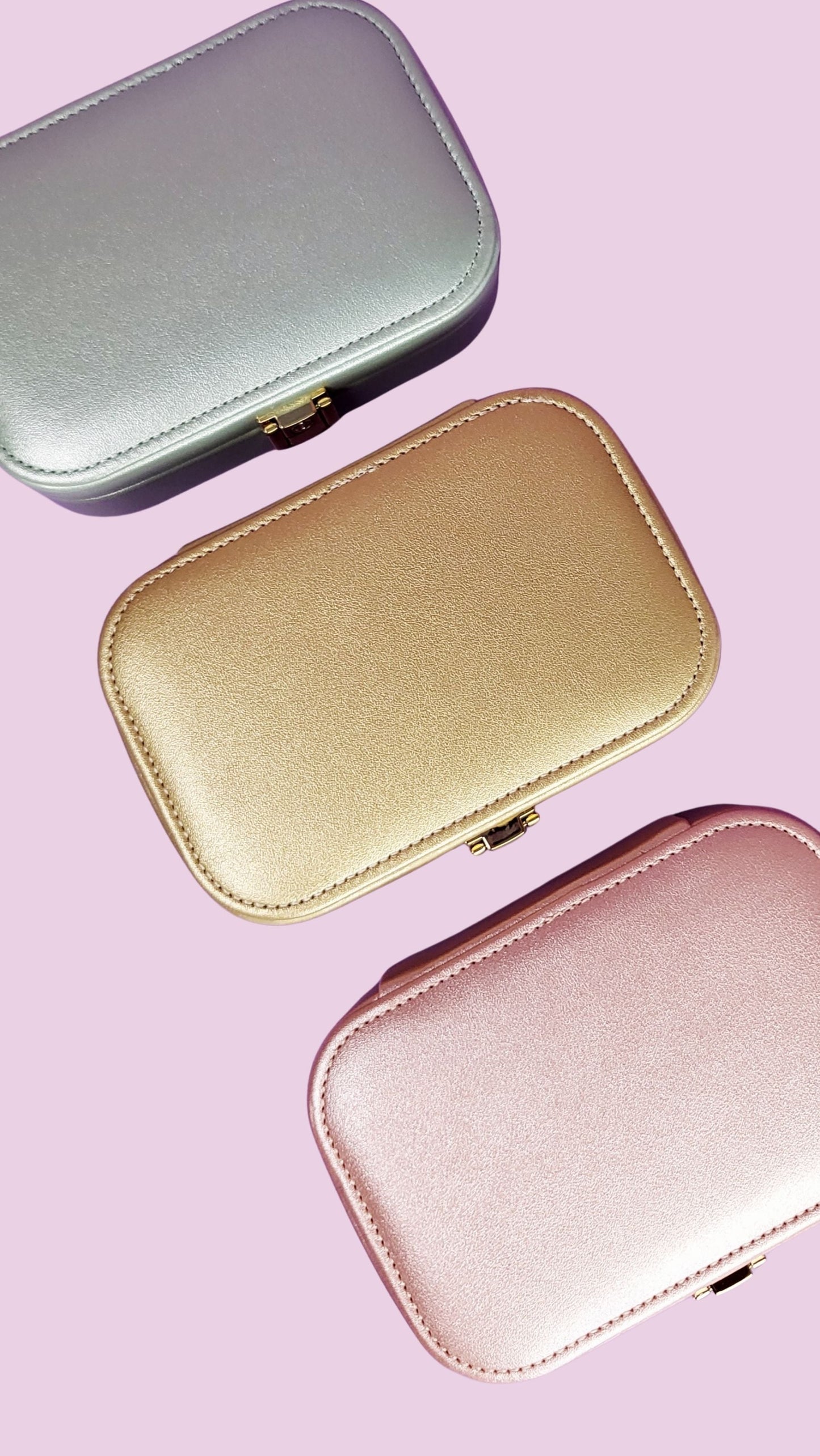 Travel Jewellery Box – Compact Organizer with Mirror