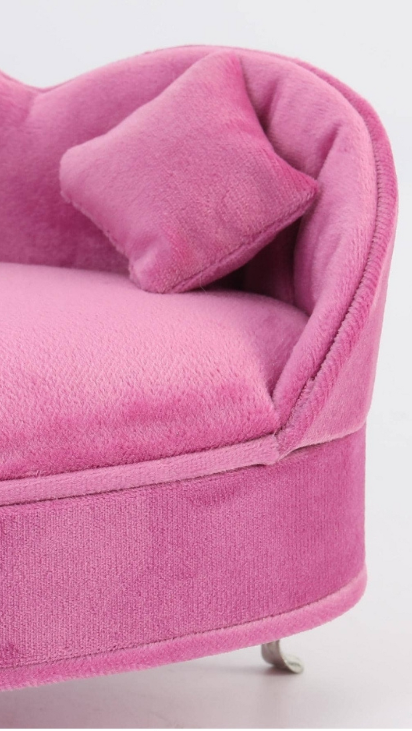 Plush Heart Jewellery Box Sofa