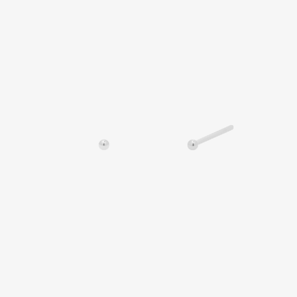 Simple ball stud earrings-5
