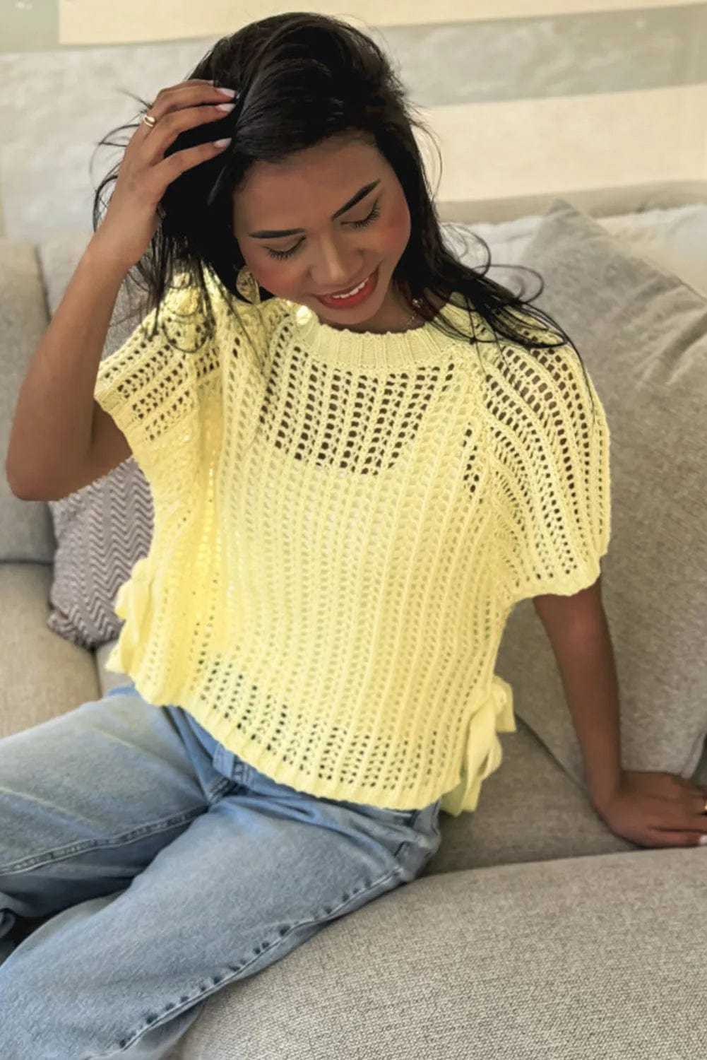 Soft Hue Crochet Top-2