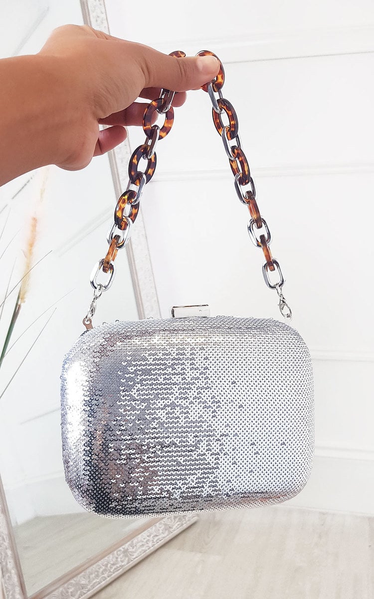 Sequin Embellished Handbag-2