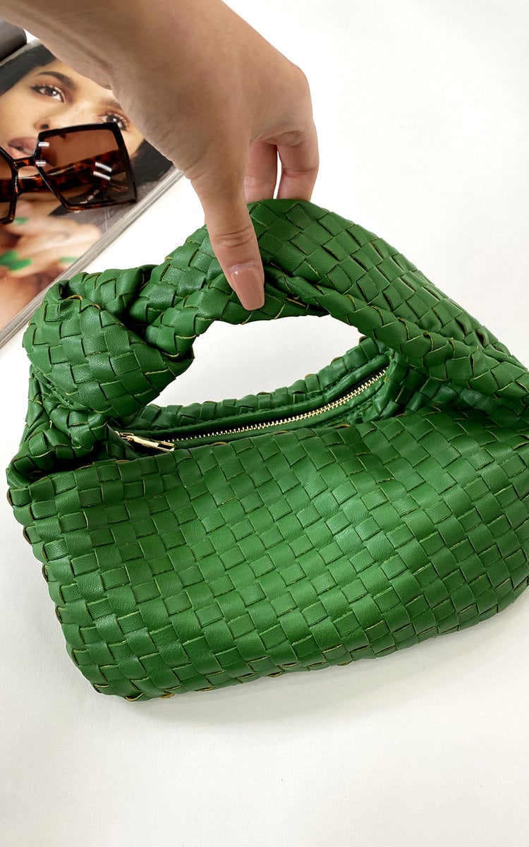 Faux Leather Quilted Handbag-2