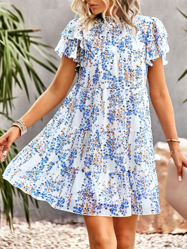 Women's Woven Printed Bohemian Dress