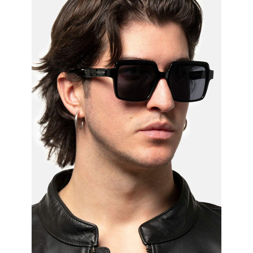 Sleek Black Square Frame Polarized Sunglasses for Men & Women