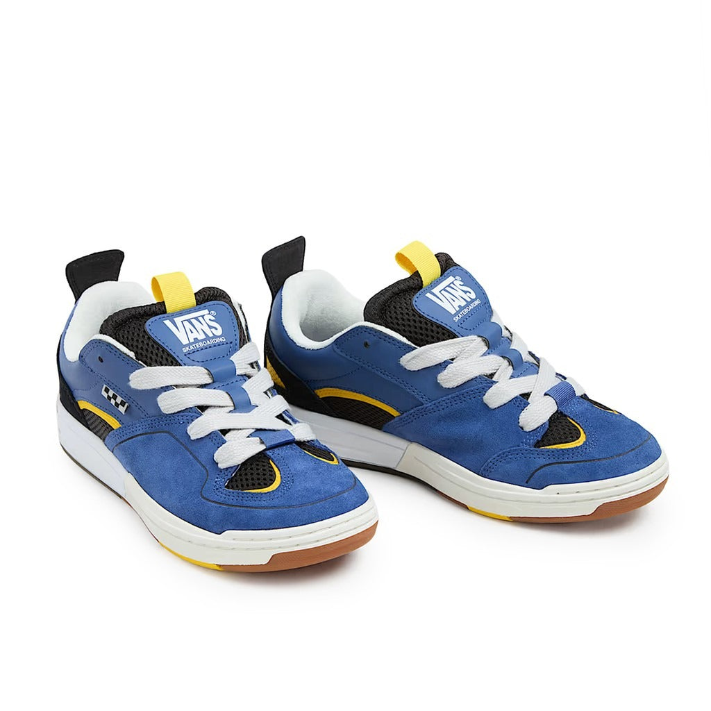 Vans Old Skool – Black/Blue Classic Skate Shoes (VN000CUYY271)