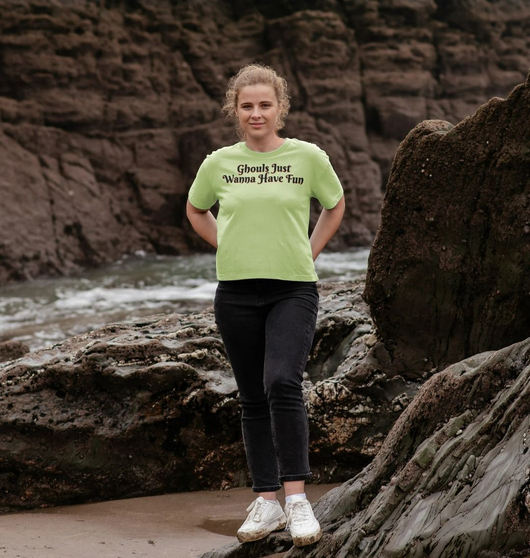 Women's Ghouls Just Print Top T-Shirts