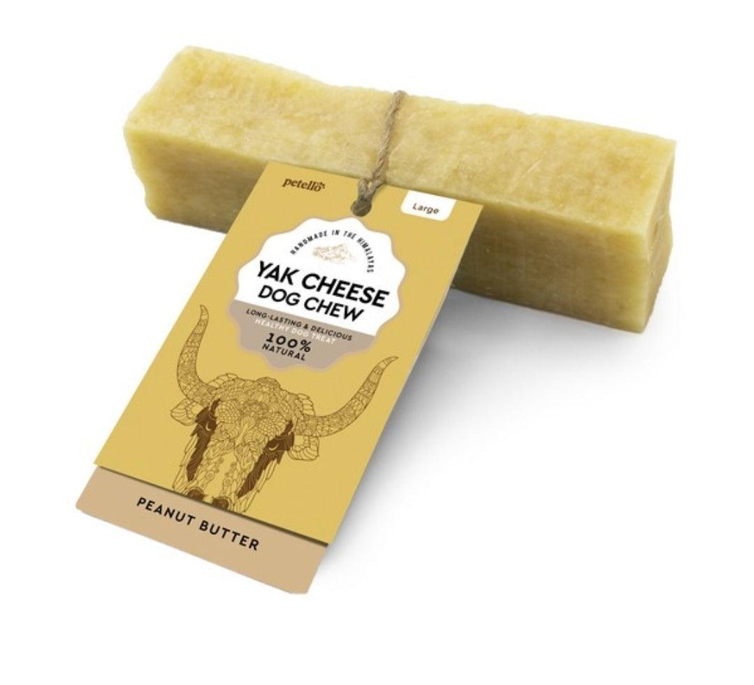 Petello Yak Cheese with Peanut Butter Dog Chew