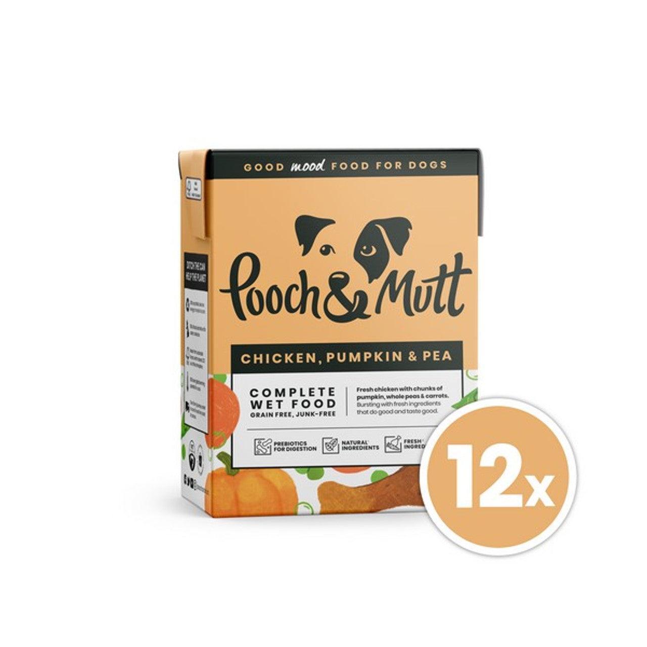 Pooch & Mutt Chicken Pumpkin 375g 12 Tetra Pack