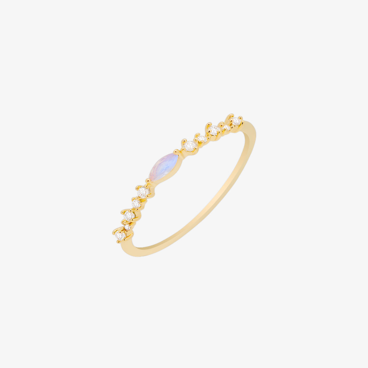 Pink Moonstone Ring-0