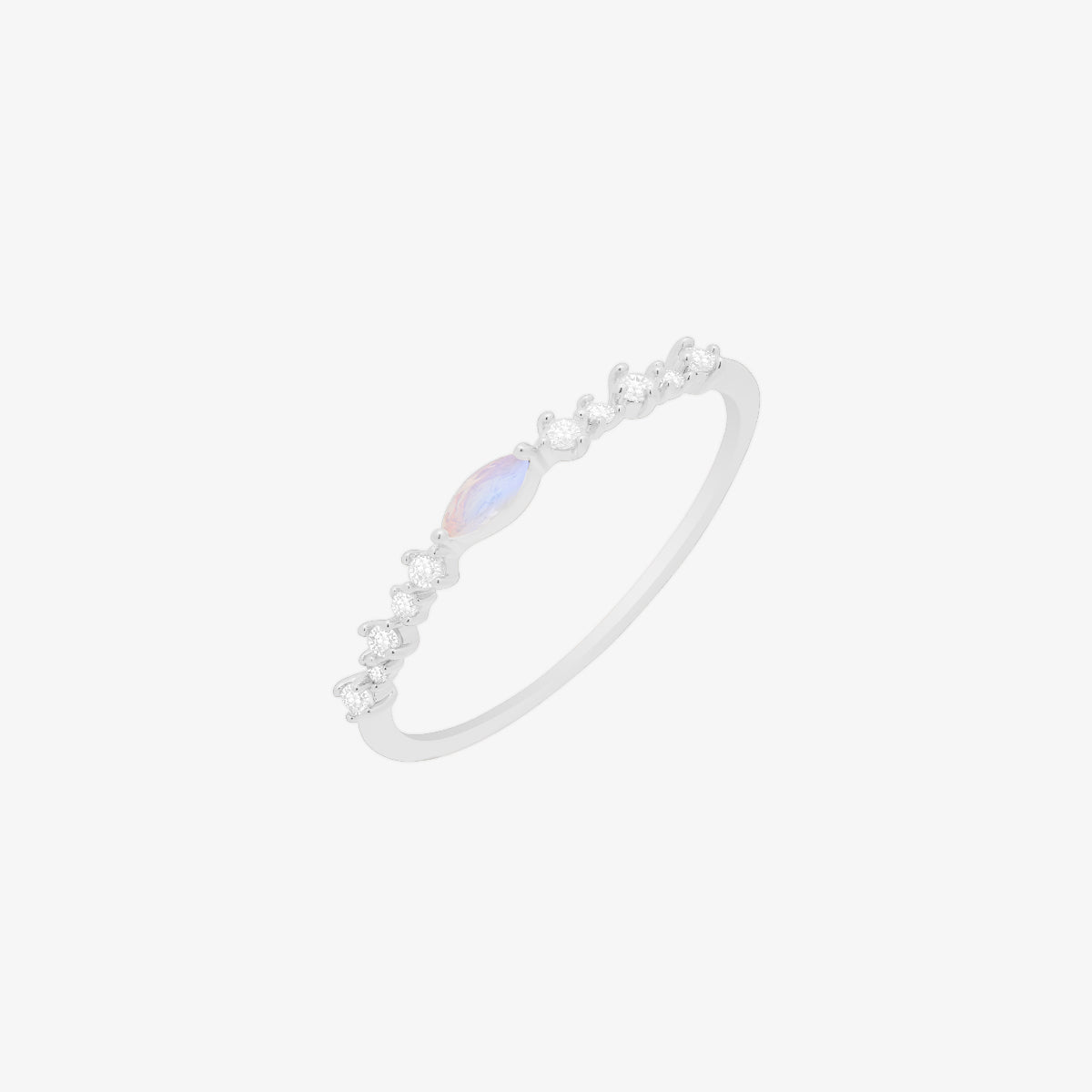 Pink Moonstone Ring-5