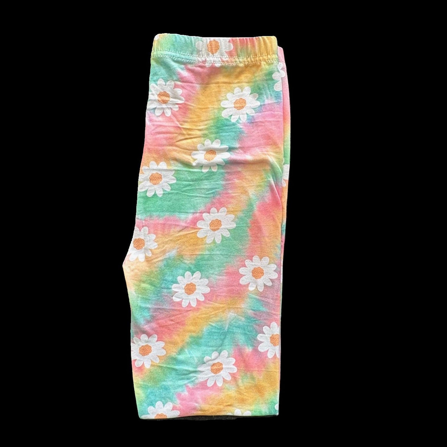 Rainbow Daisy full length stretch leggings