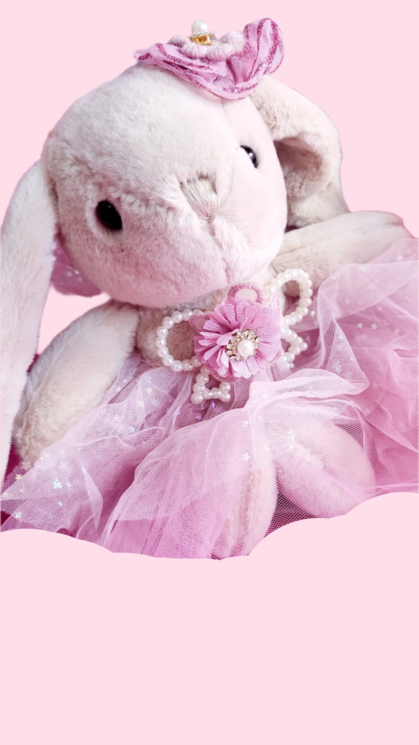 Softie Squad Bunny Rabbit Bag Charm Key Ring