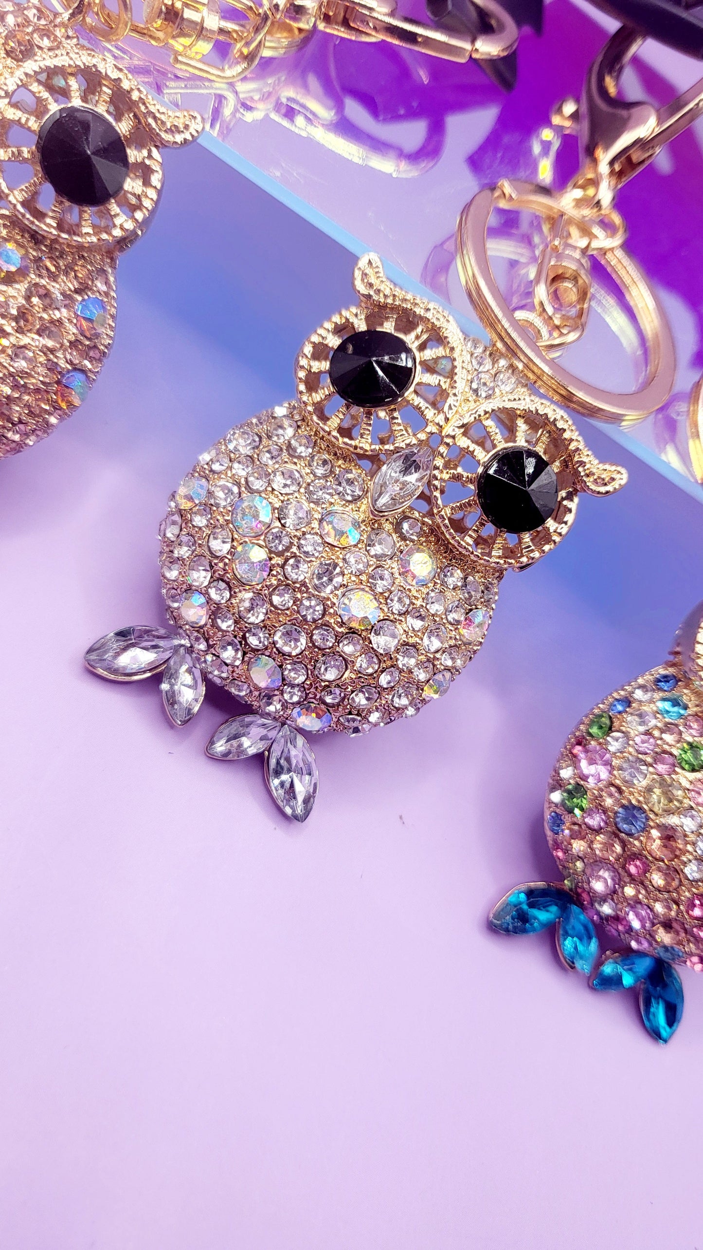 Sitting Owl Key Ring